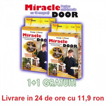 Miracle Door - 2 perdele anti-insecte Miracle Door - 2 perdele anti-insecte