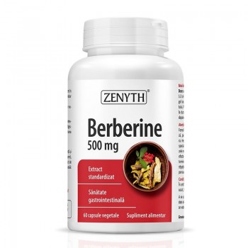 BERBERINE 500 mg Reglarea glicemiei, colesterolului și trigliceridelor. Îmbunătățirea digestiei BERBERINE 500 mg Reglarea glicemiei, colesterolului și trigliceridelor. Îmbunătățirea digestiei